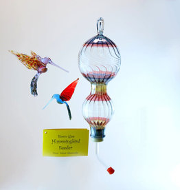 Salusa Glassworks Inc. Hummingbird Feeder