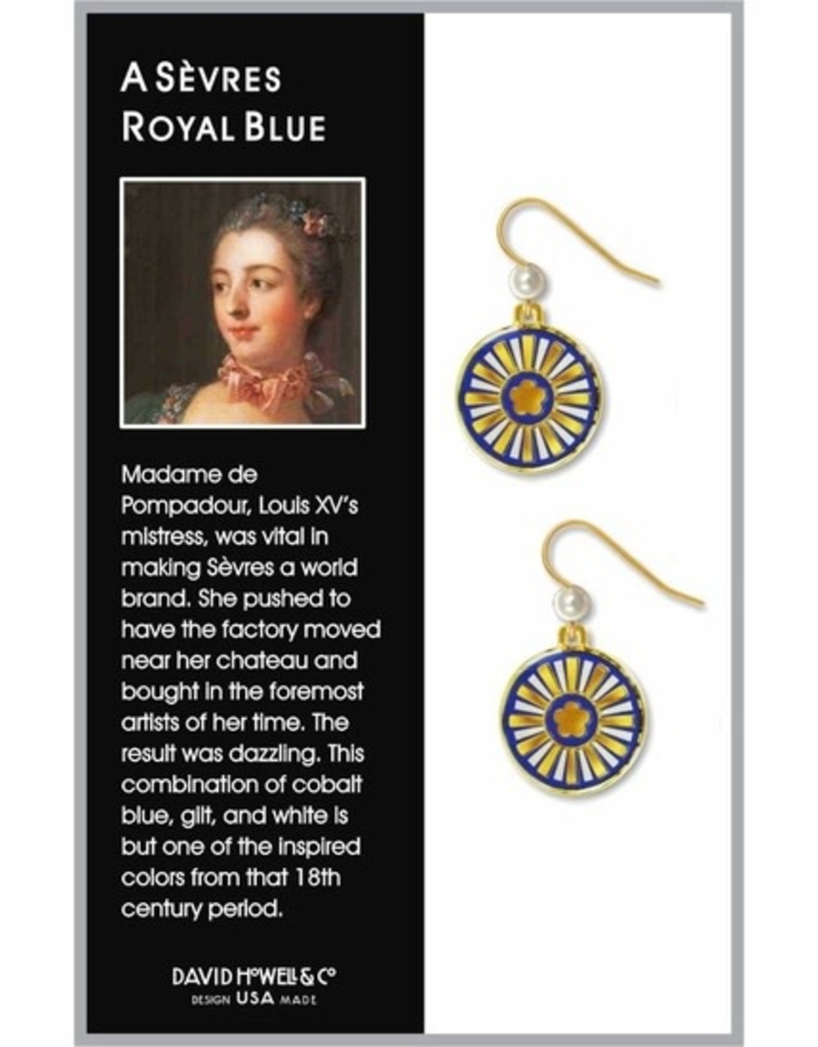 David Howell & Company Sevres Royal Blue Giclee Print