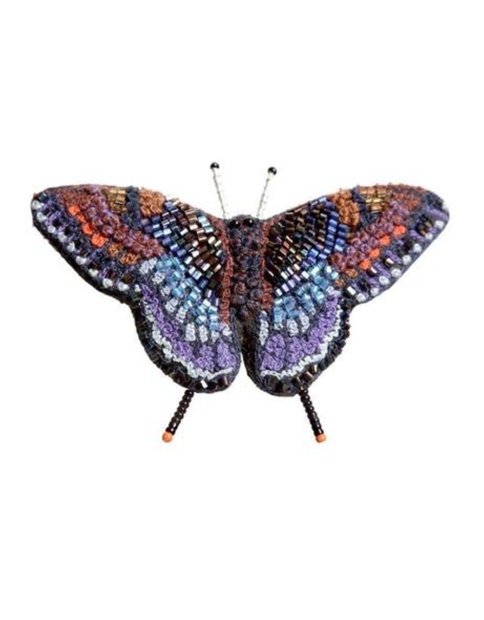 Trovelore Red Spotted Purple Butterfly Brooch