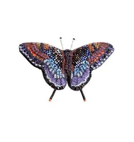 Trovelore Red Spotted Purple Butterfly Brooch