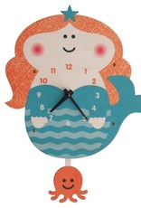 Modern Moose Mermaid Pendulum Clock