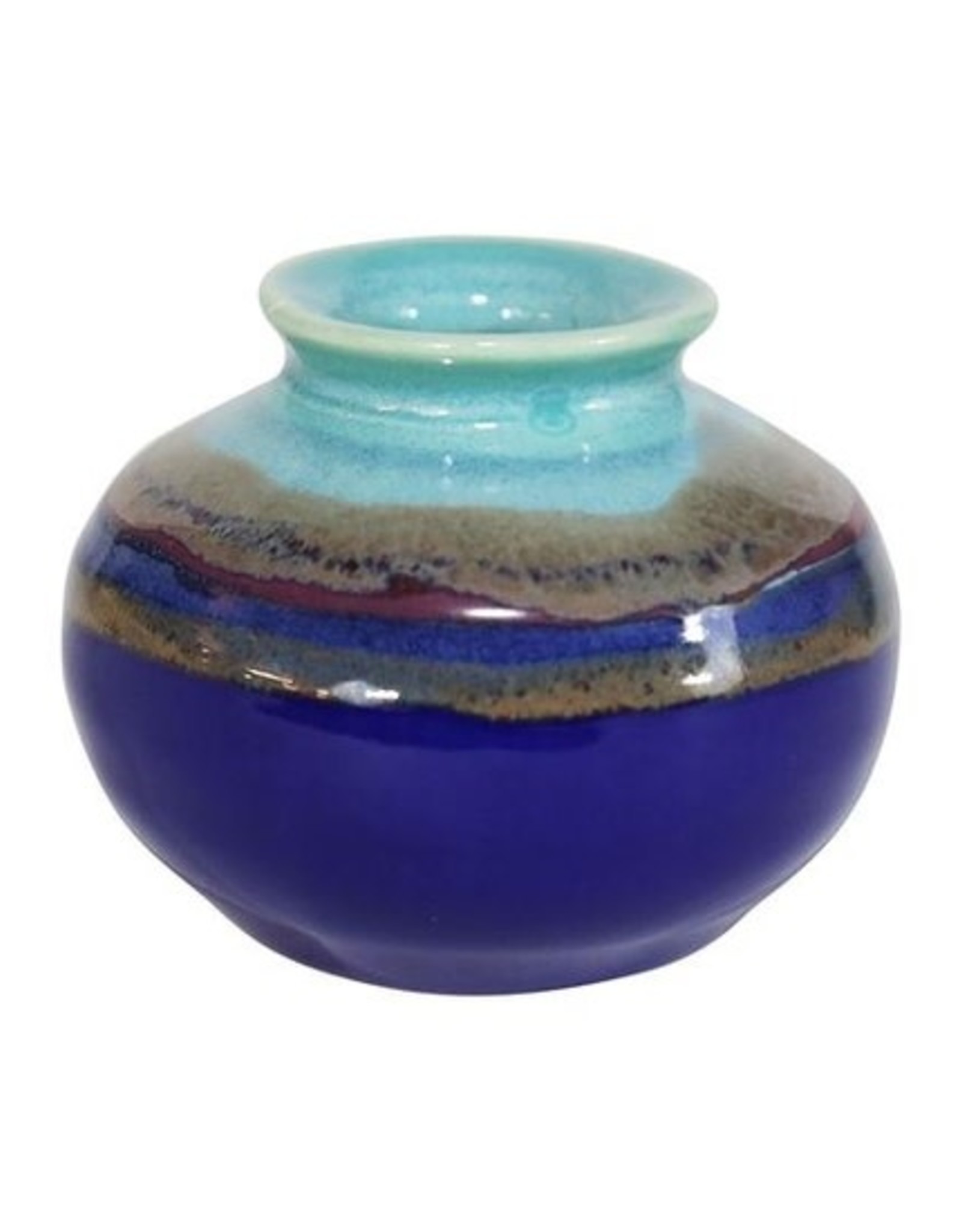 Clay in Motion Mini Vase - Mystic Water