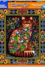 White Mountain Puzzles Tapestry Cat 1000pc Puzzle