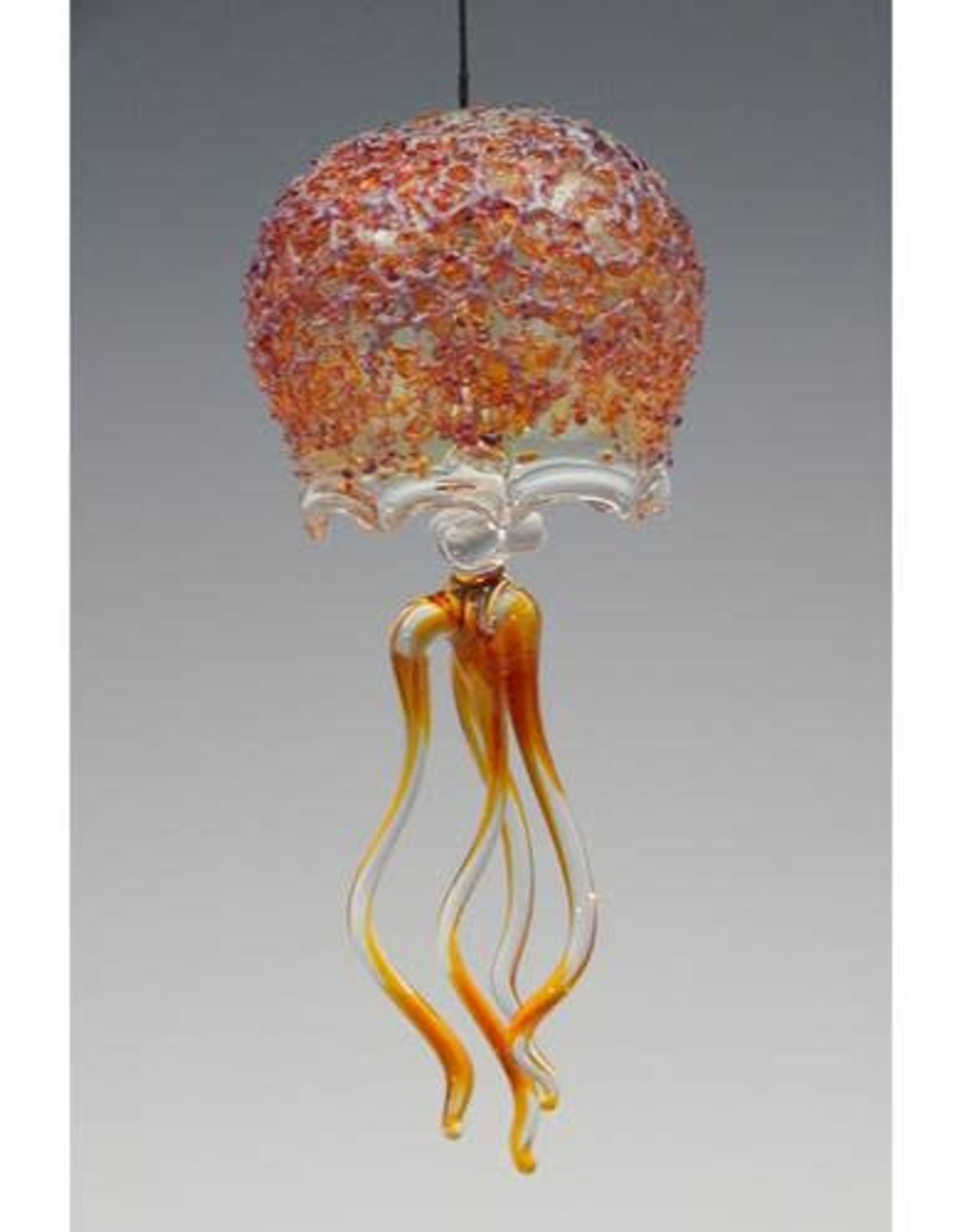 720 Glassworks Jelly Bell Amber Textured
