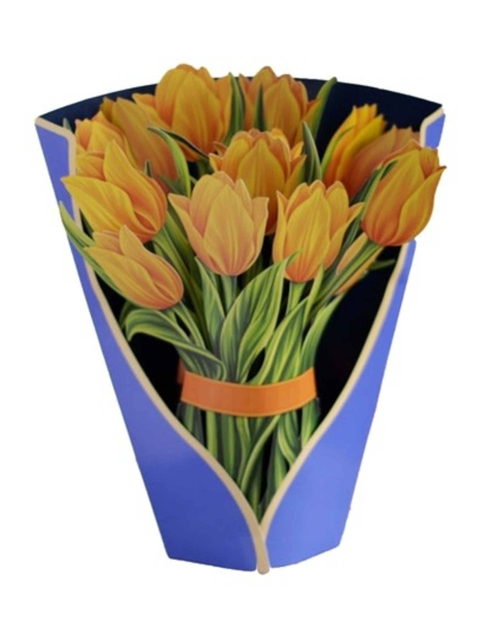 Fresh Cut Paper Yellow Tulips