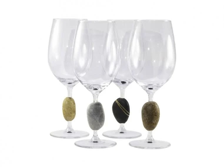 Sea Stones “Touchstone” Universal Wine Glass Set of 2