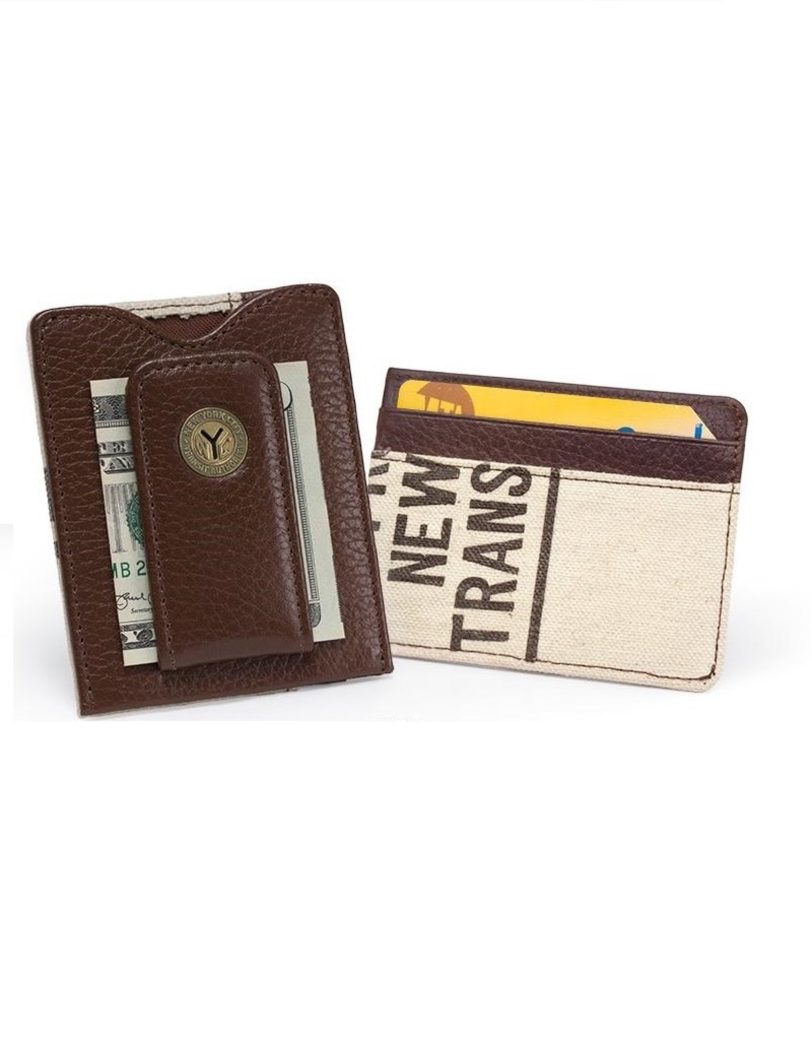 Tokens & Icons NY Token & Bag Money Clip Tan