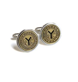 Tokens & Icons NYC Token Cuff Links- Sterling