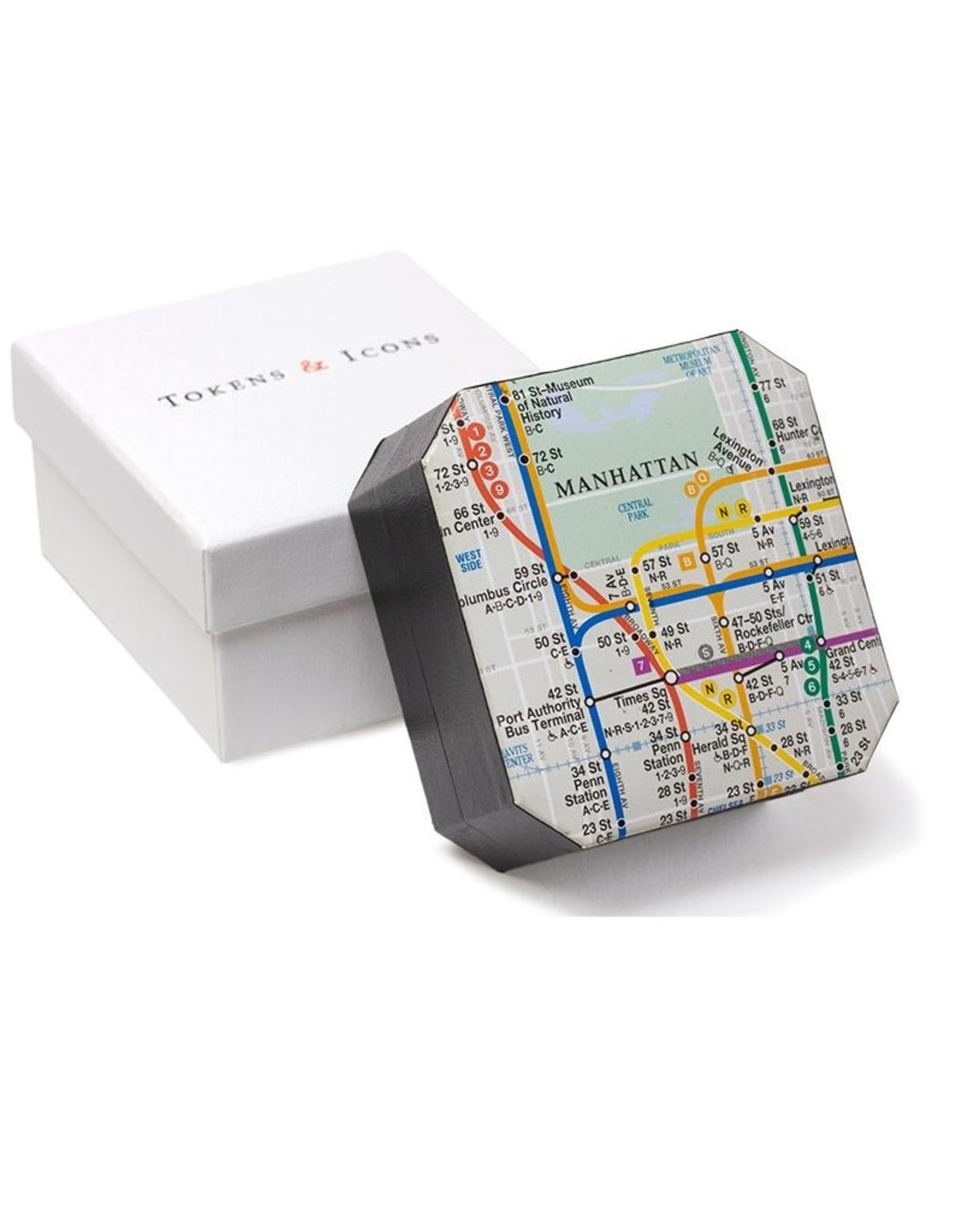 Tokens & Icons NYC Token Cuff Links- Sterling