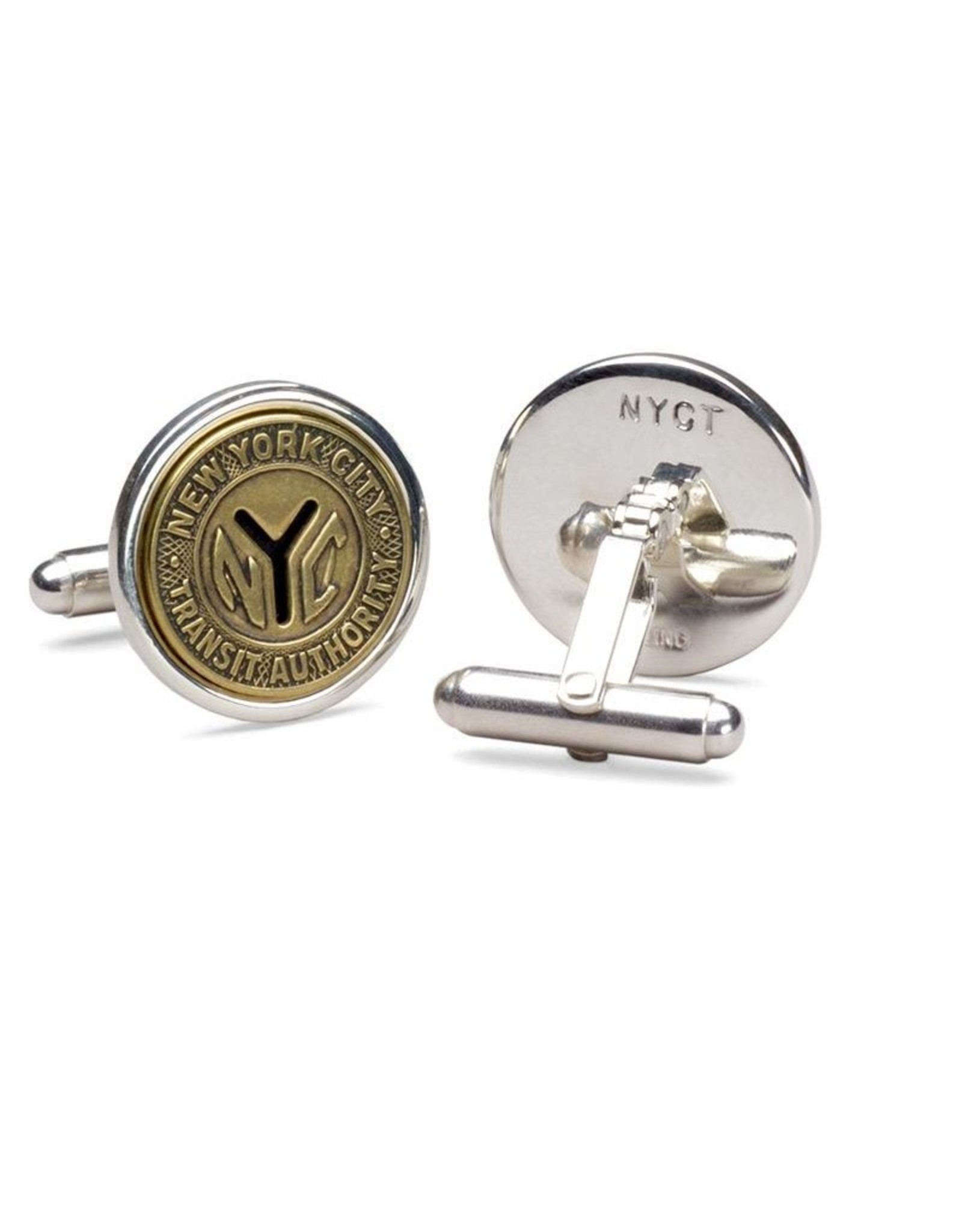 Tokens & Icons NYC Token Cuff Links- Sterling