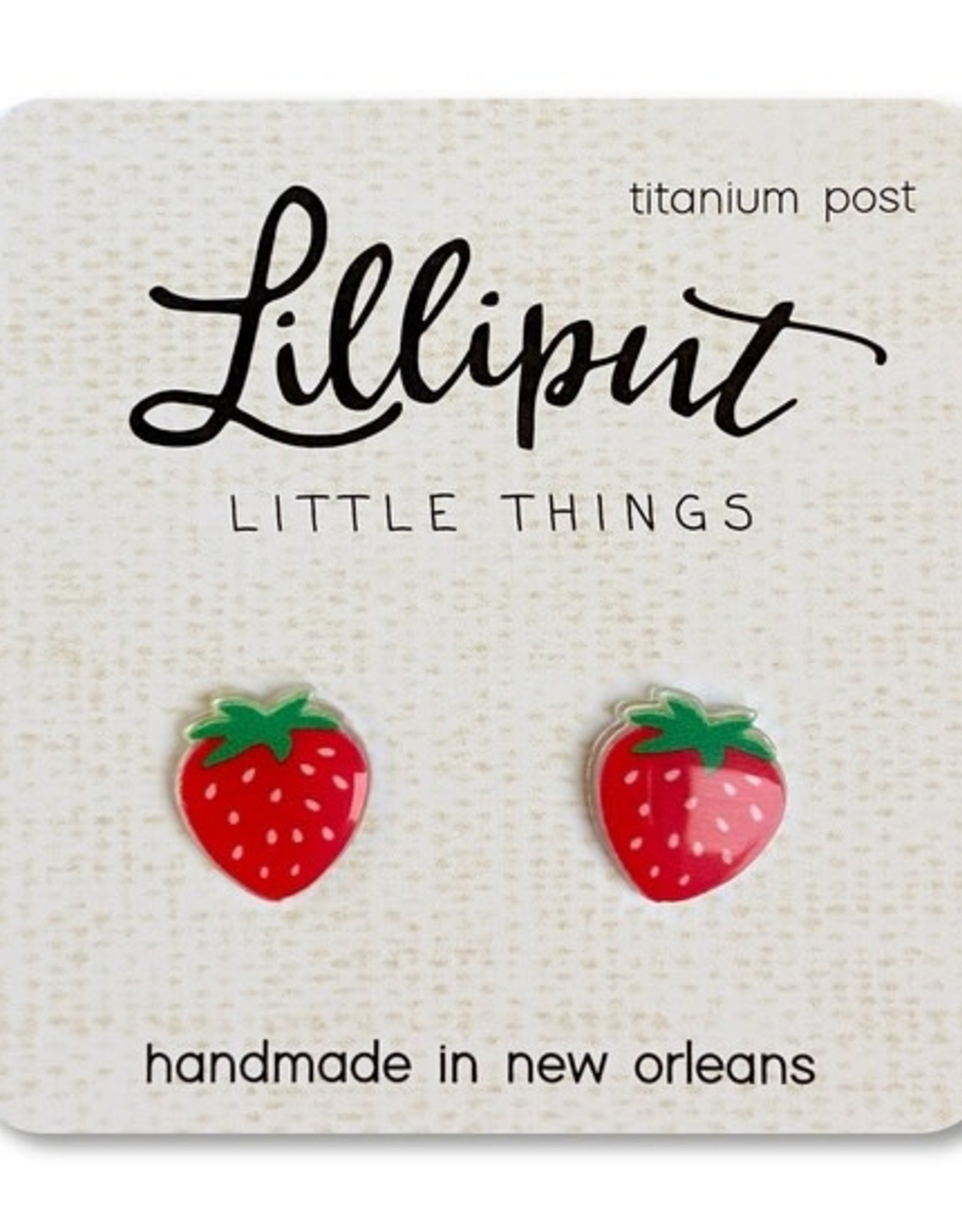 Lilliput Strawberry Earrings