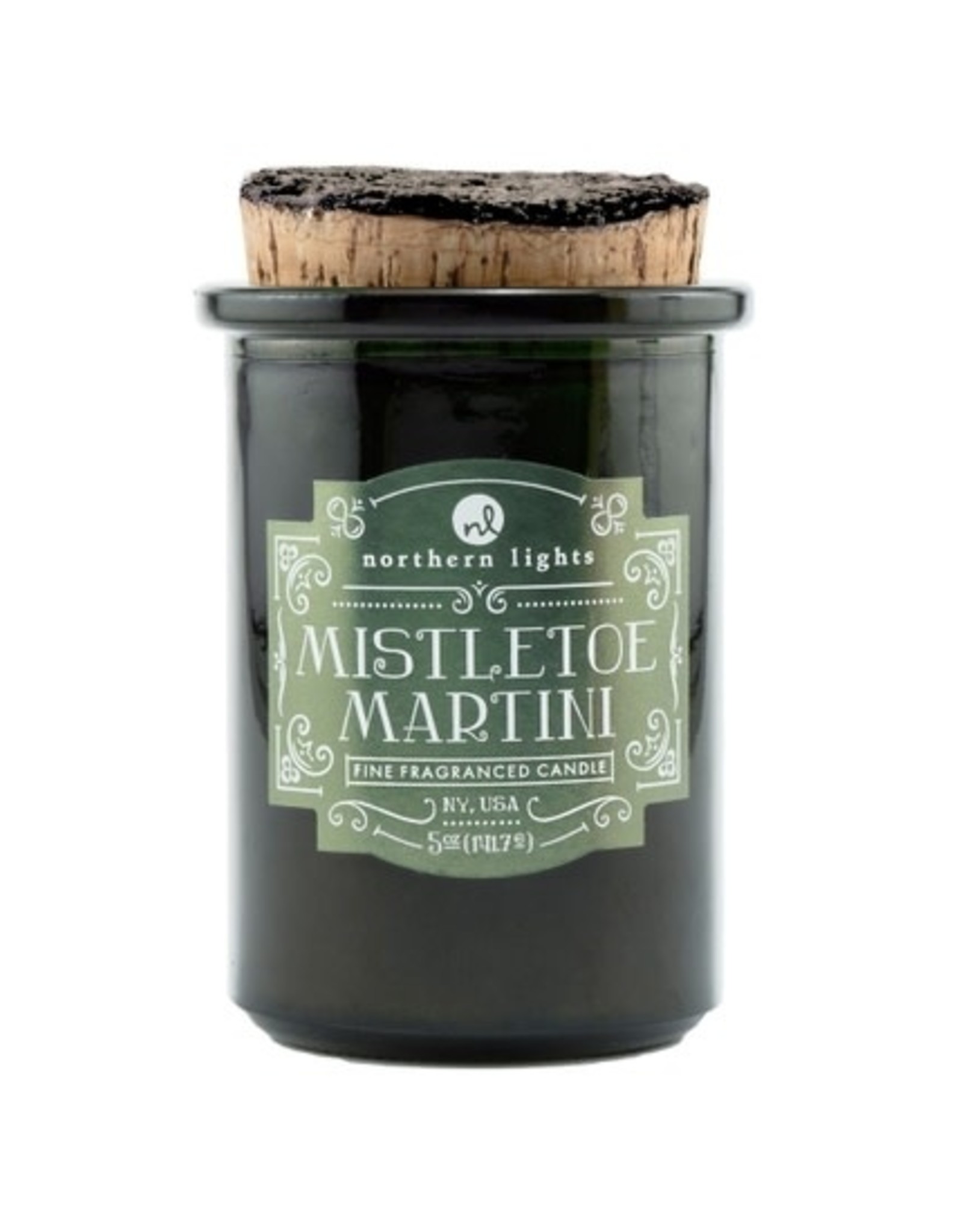 Northern Lights Candle - Spirit Jar - Mistletoe Martini