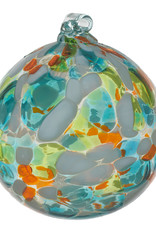 Kitras Glass 6'' Calico Ball - Cool Breeze