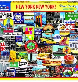 White Mountain Puzzles New York New York 1000pc Puzzle
