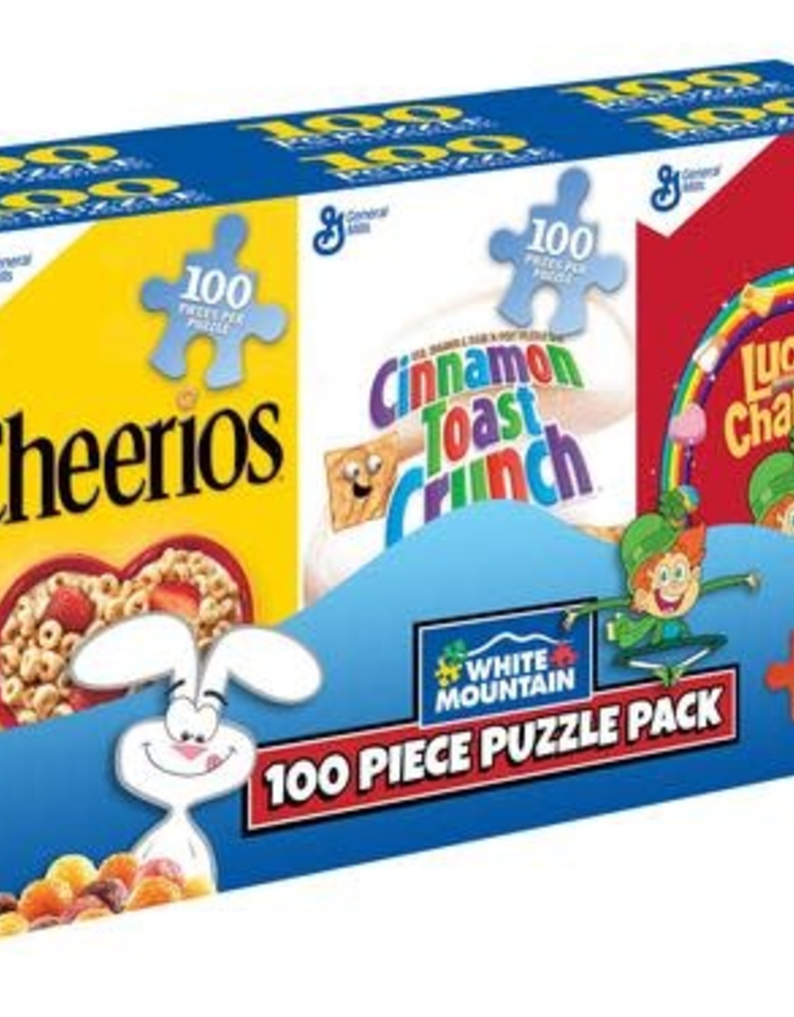 White Mountain Puzzles Mini Cereal Boxes- 100 pc pack