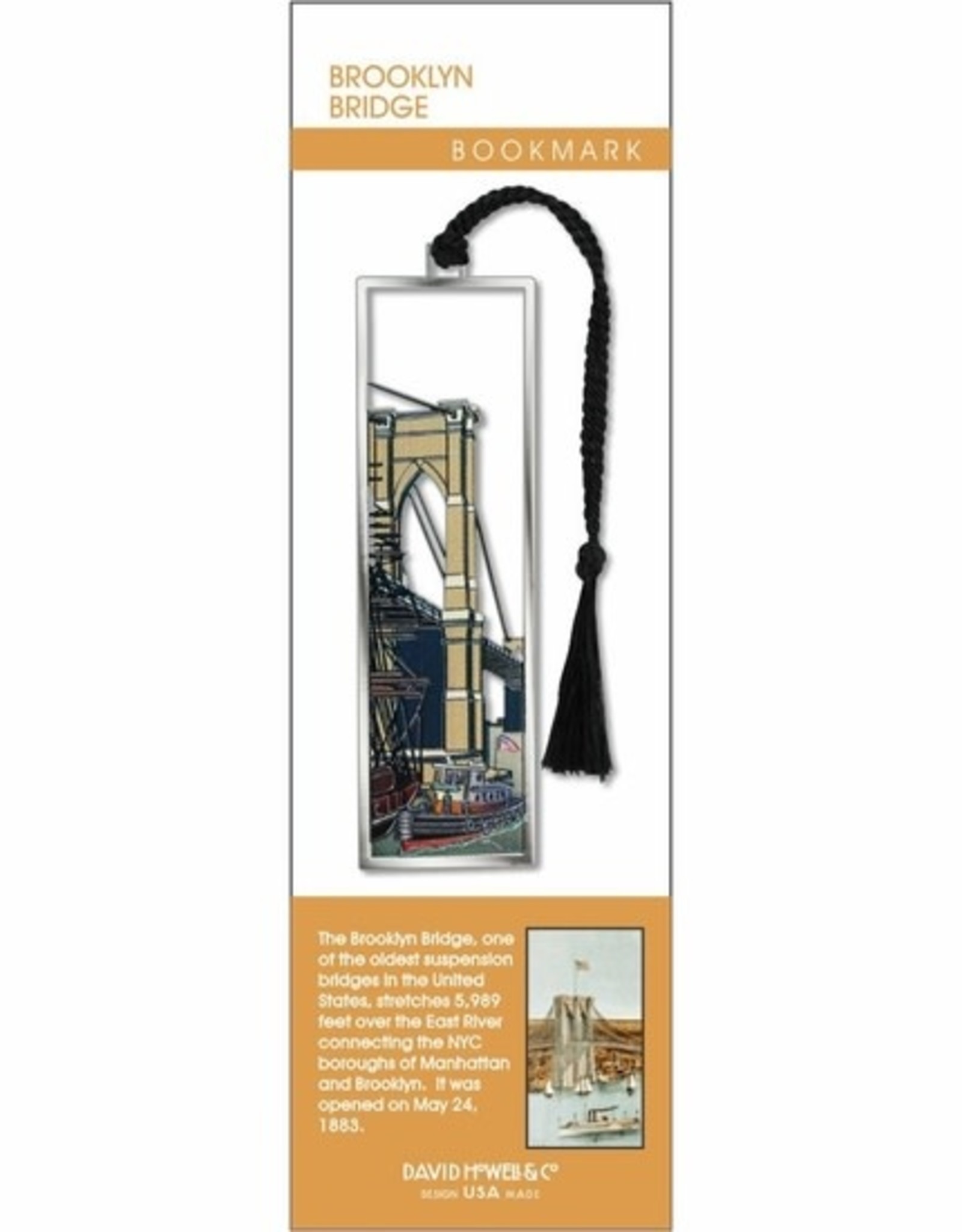 David Howell & Company Brooklyn Bridge Bookmark