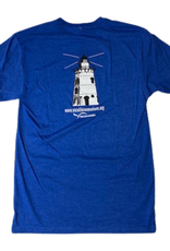 Vista Life Believer Lighthouse Men's Crew Neck SS t-shirt in Royal Blue