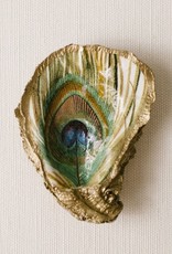 Grit + Grace Oyster Dish - Peacock Feather