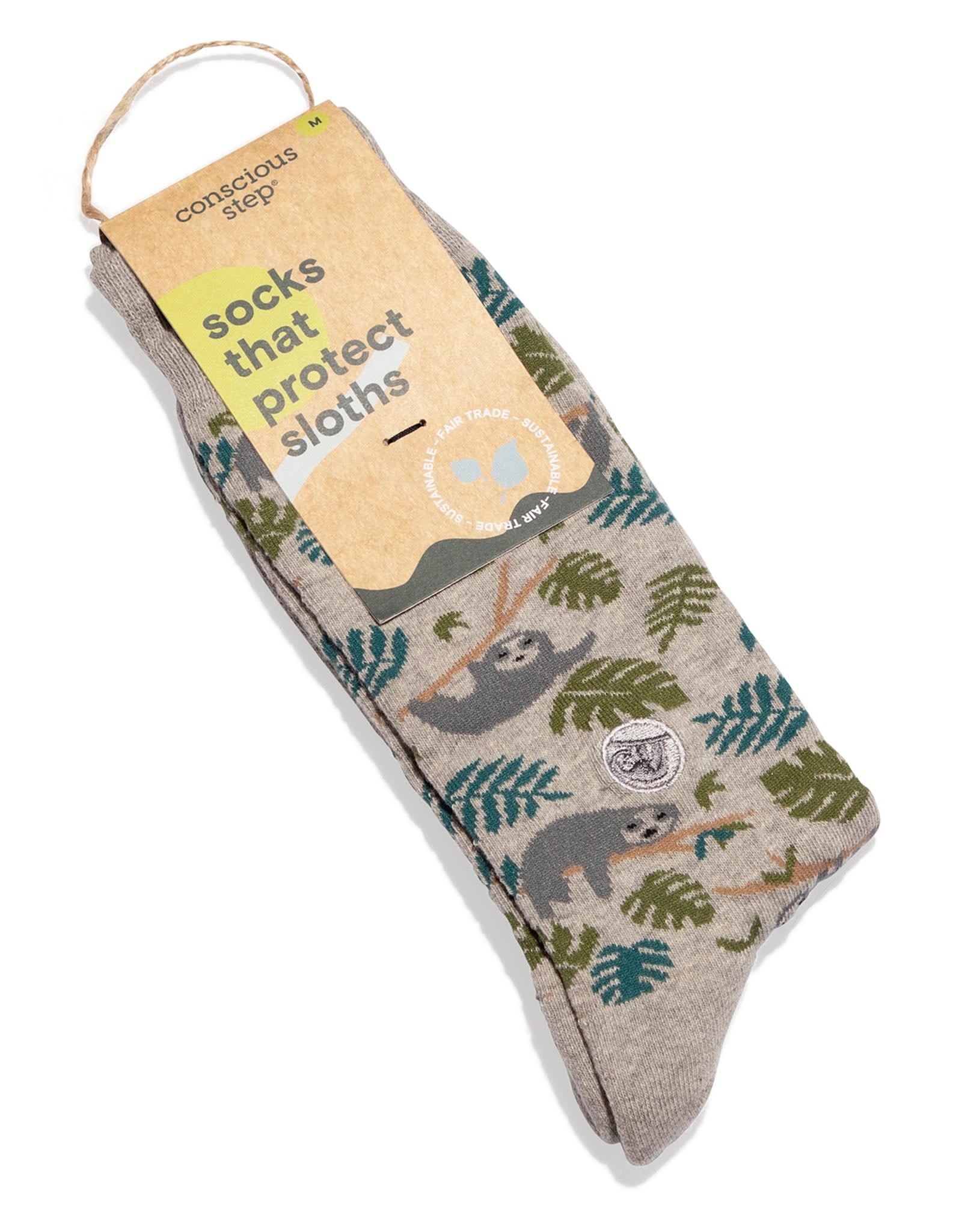 Conscious Step Socks that Protect Sloths - Small