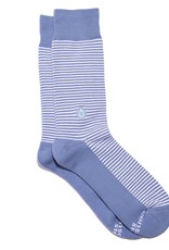 Conscious Step Socks that Give Water - Blue Stripes Medium