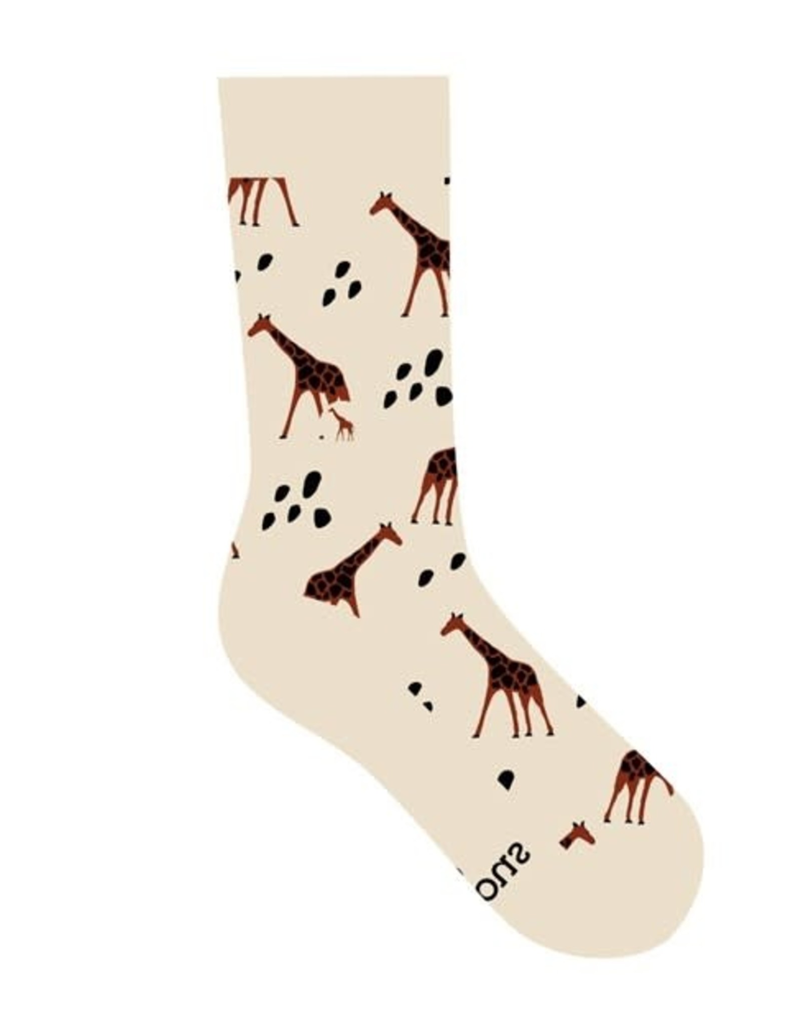 Conscious Step Socks that Protect Giraffes - Medium