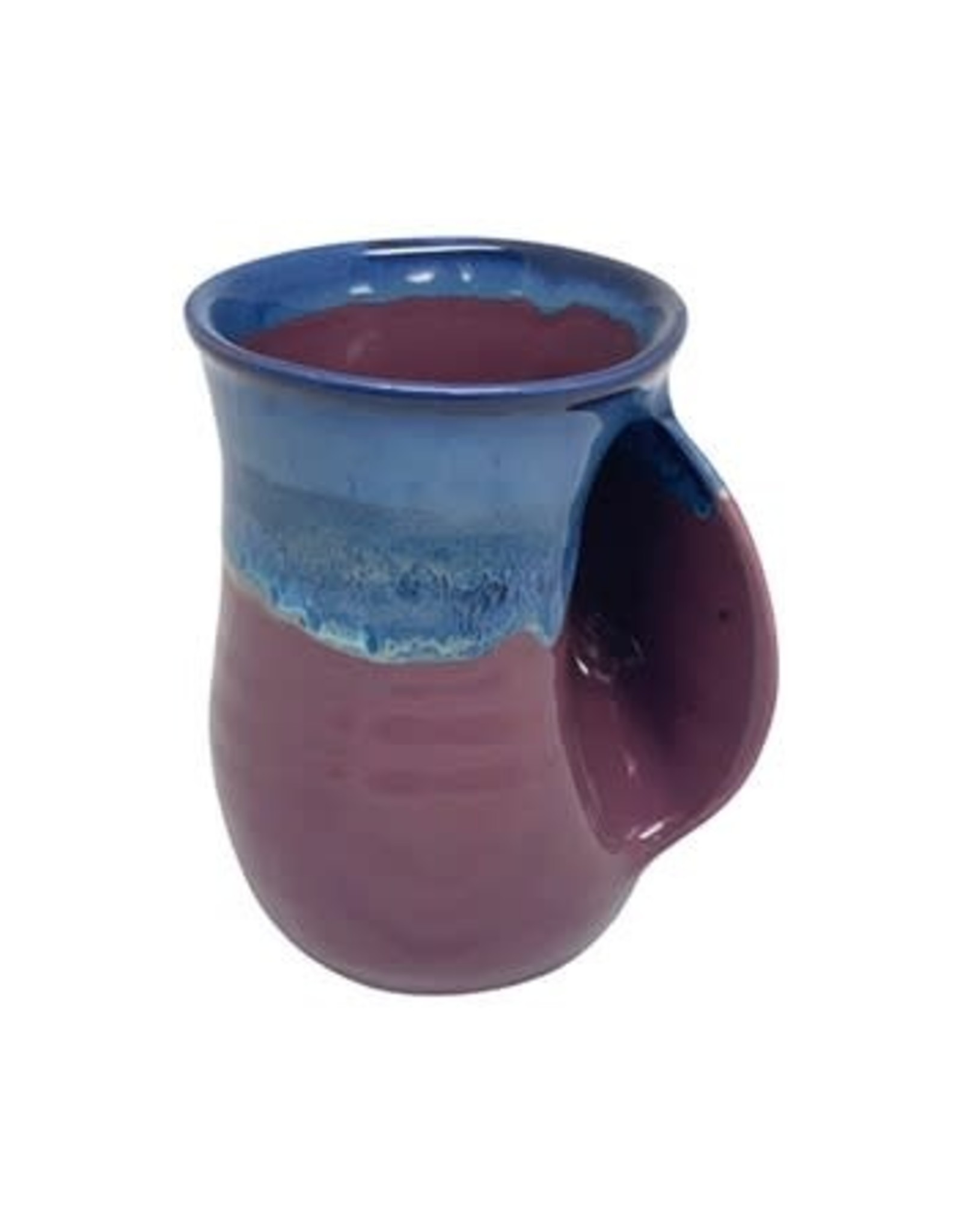 Clay in Motion Handwarmer Mug Right - Purple Passion