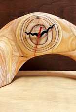 Plywood Sculpture Mantle Clock