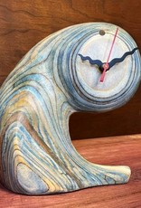 Plywood Sculpture Comet Clock