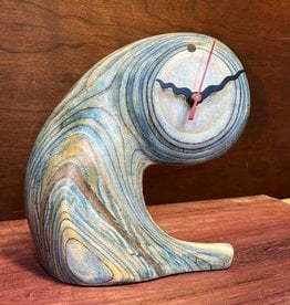 Plywood Sculpture Comet Clock