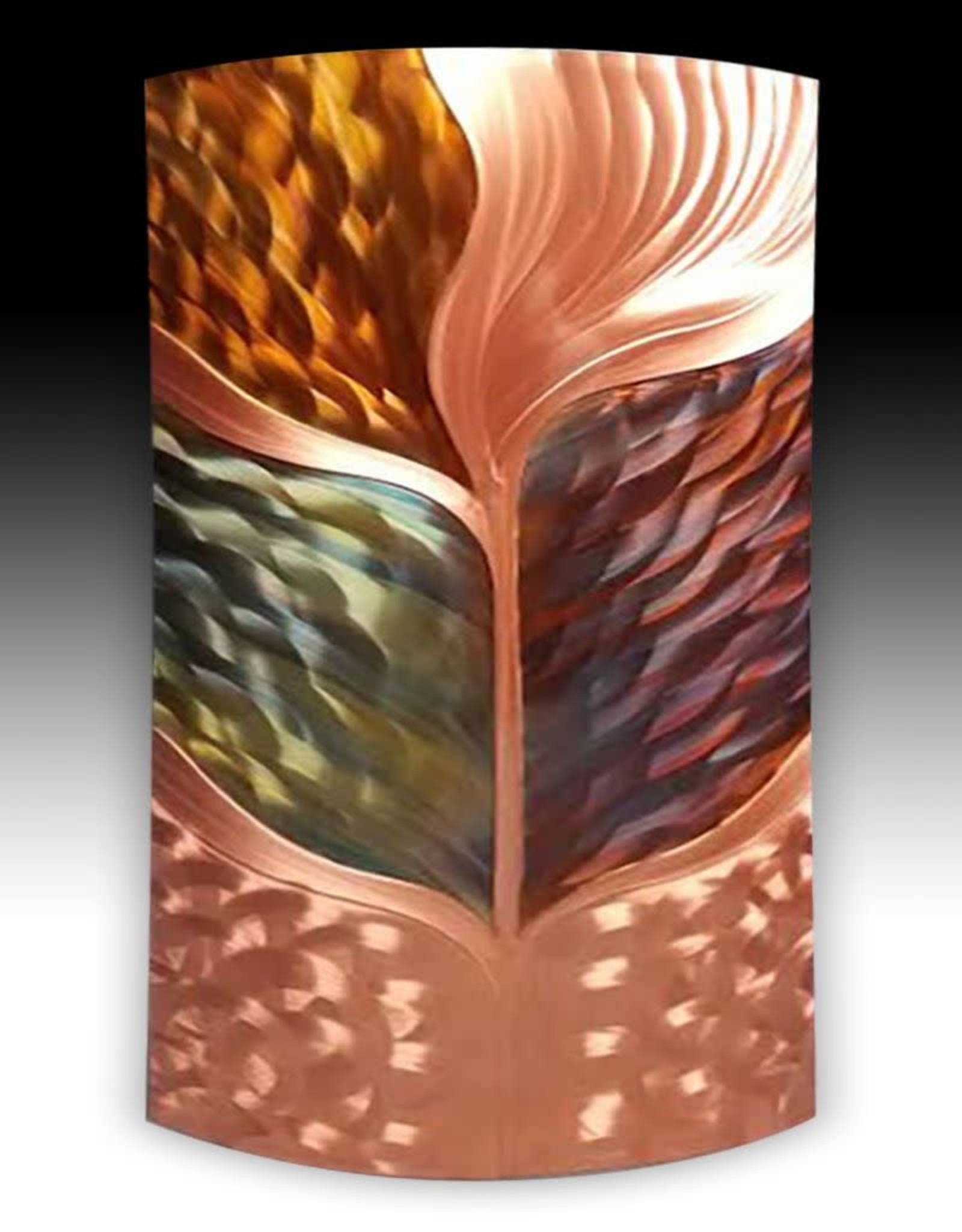Copper Elements Tree of Life w Circles - 8 x 17