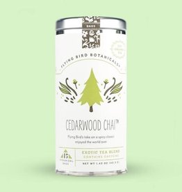 Flying Bird Botanicals Cedarwood Chai - 15 Bag Tin