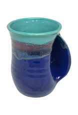 Clay in Motion Handwarmer Mug Right - Mystic Water