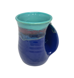 Clay in Motion Handwarmer Mug Right - Mystic Water