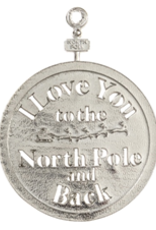 House of Morgan Pewter Love You Ornament