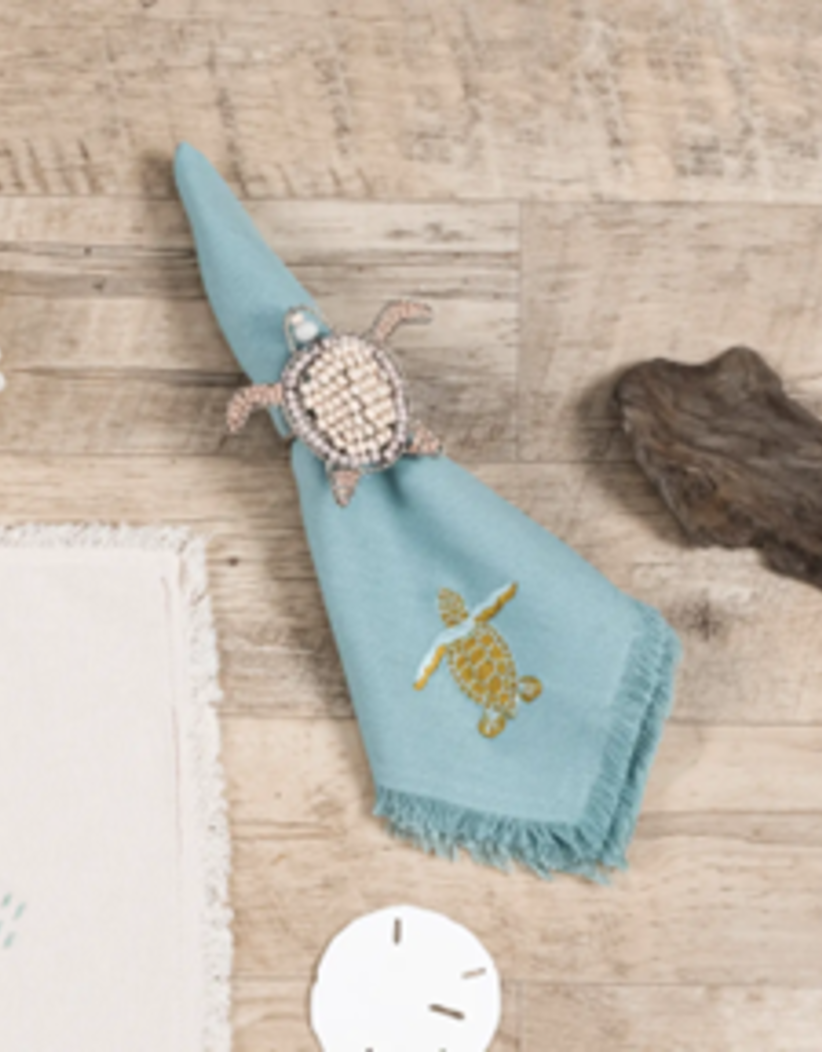 Rightside Design Baby Sea Turtle Napkin Set 4
