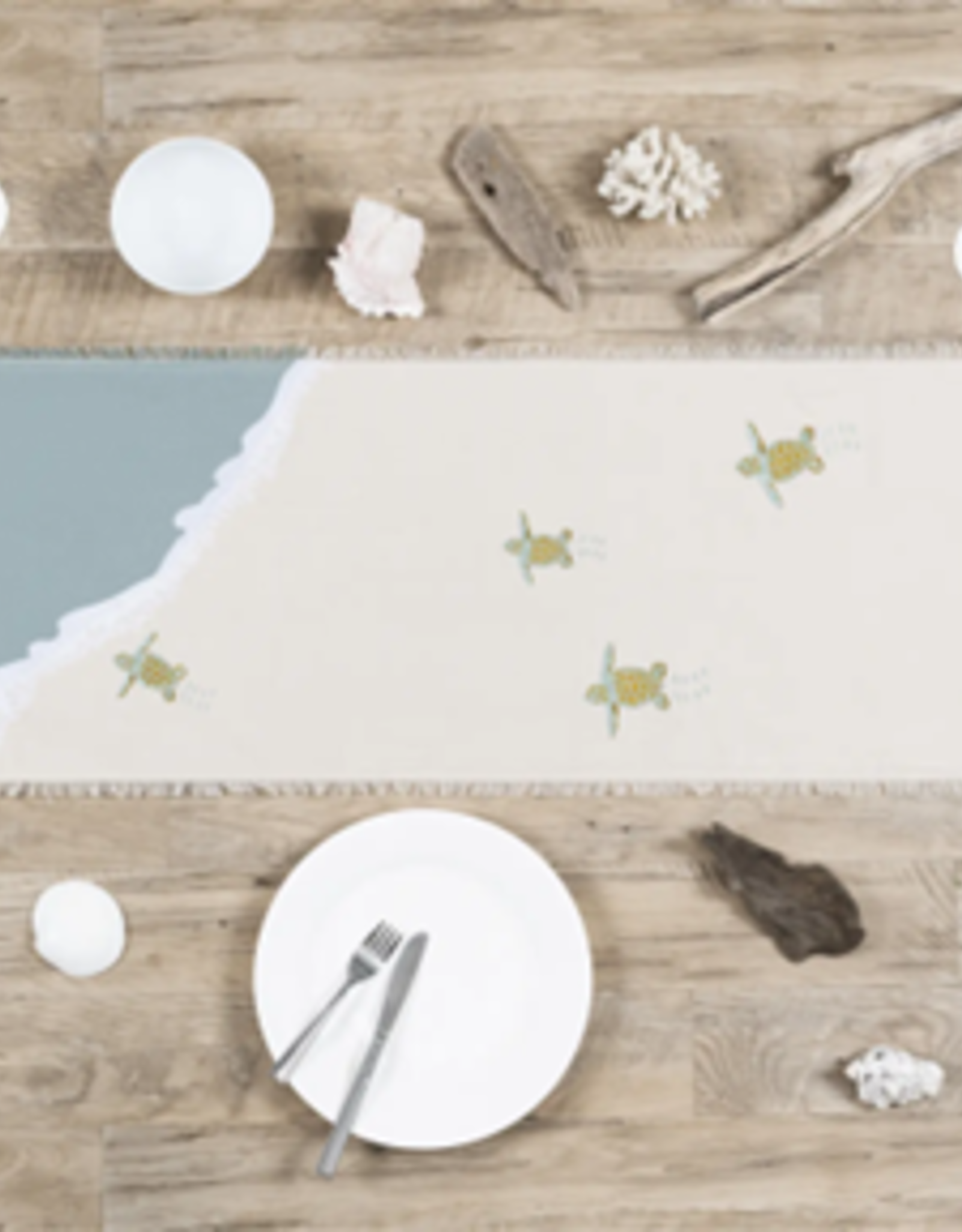 Rightside Design Baby Sea Turtle Table Runner