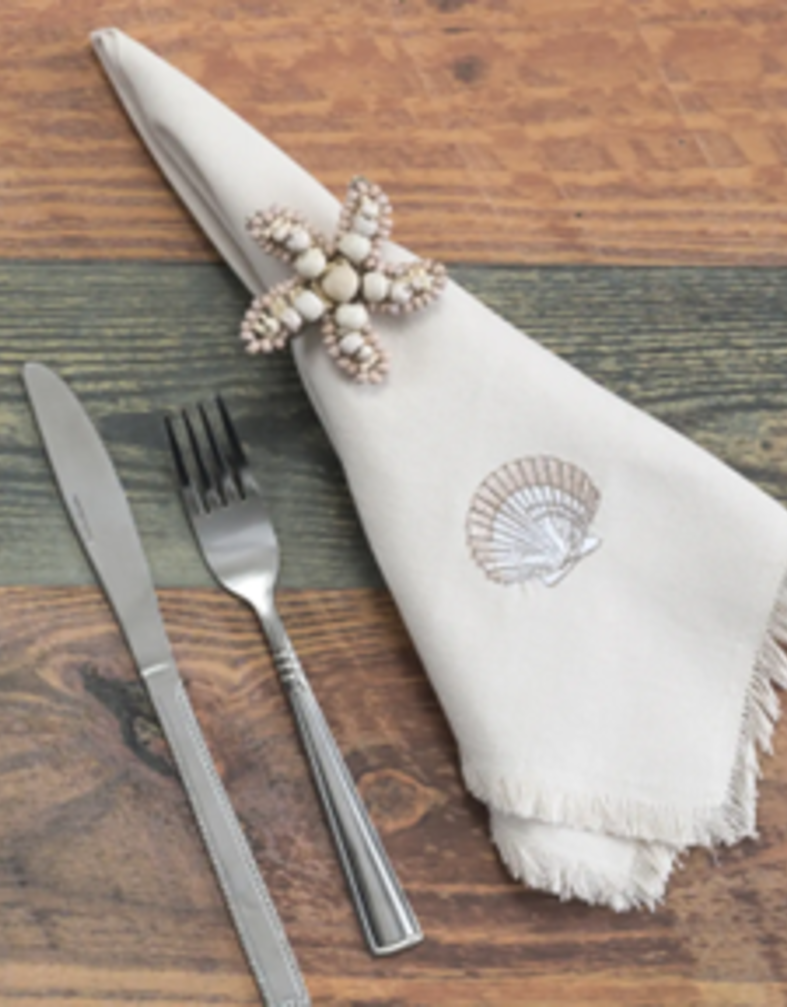 Rightside Design Starfish  Napkin Rings