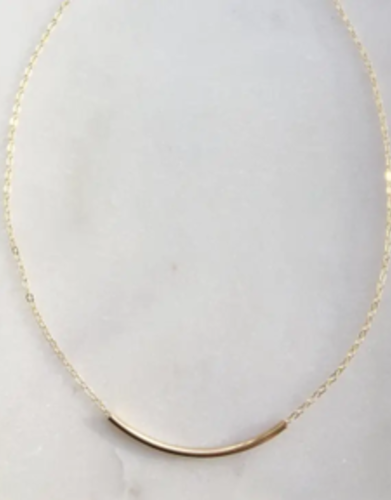 Token Jewelry WTN-173-GF-16 Minimal Necklace