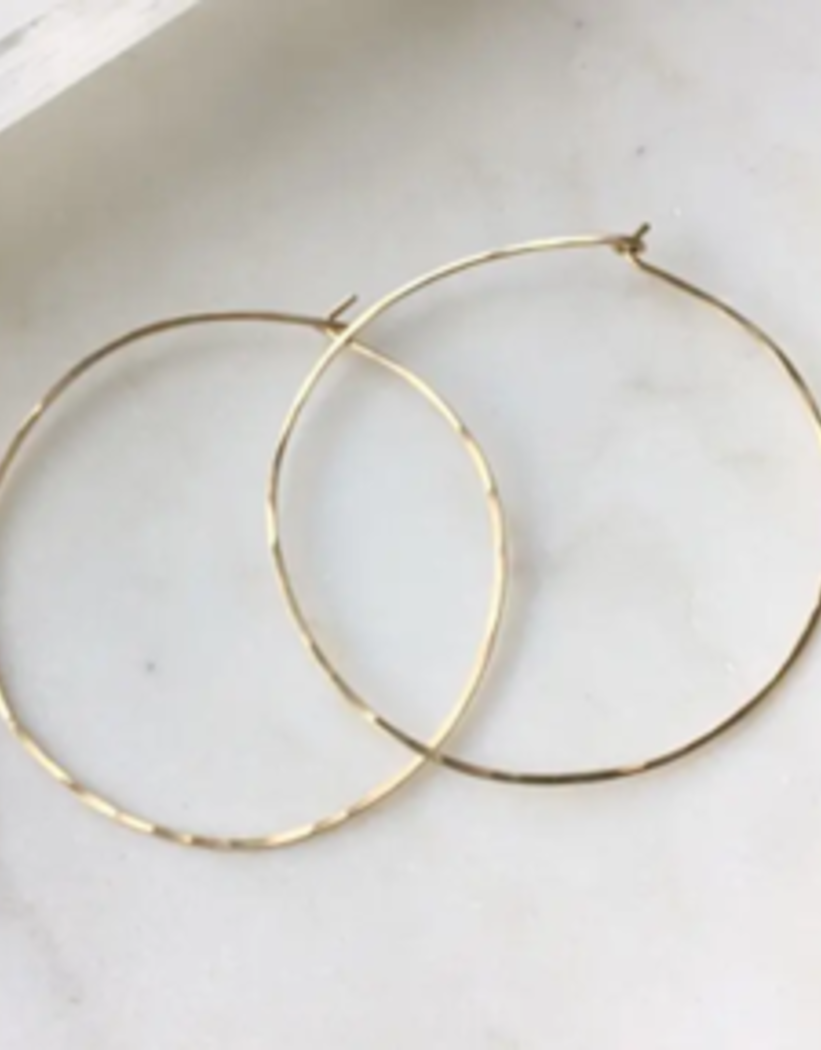 Token Jewelry WTE-117-GF-L Organic Hoops