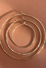 Token Jewelry WTE-117-GF-L Organic Hoops