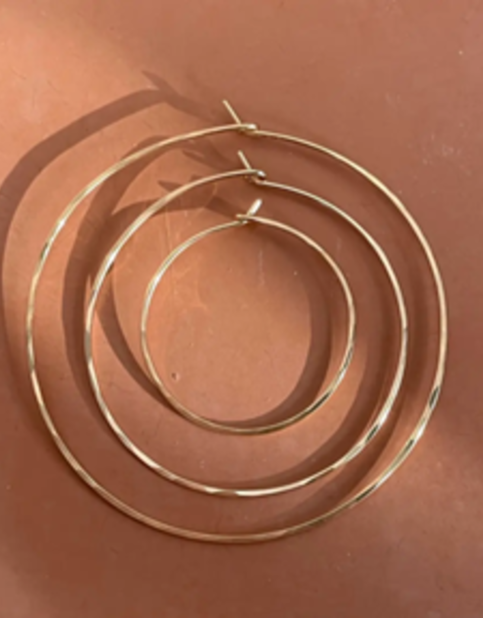 Token Jewelry WTE-117-GF-L Organic Hoops