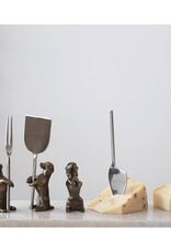 Creative Co-Op Cheese Knives With Dogs