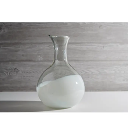 Verve Culture Handblown Carafe-White