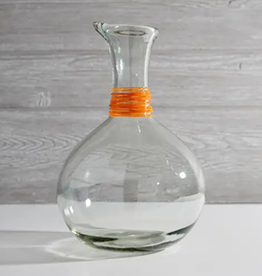 Verve Culture Handblown Carafe-Orange