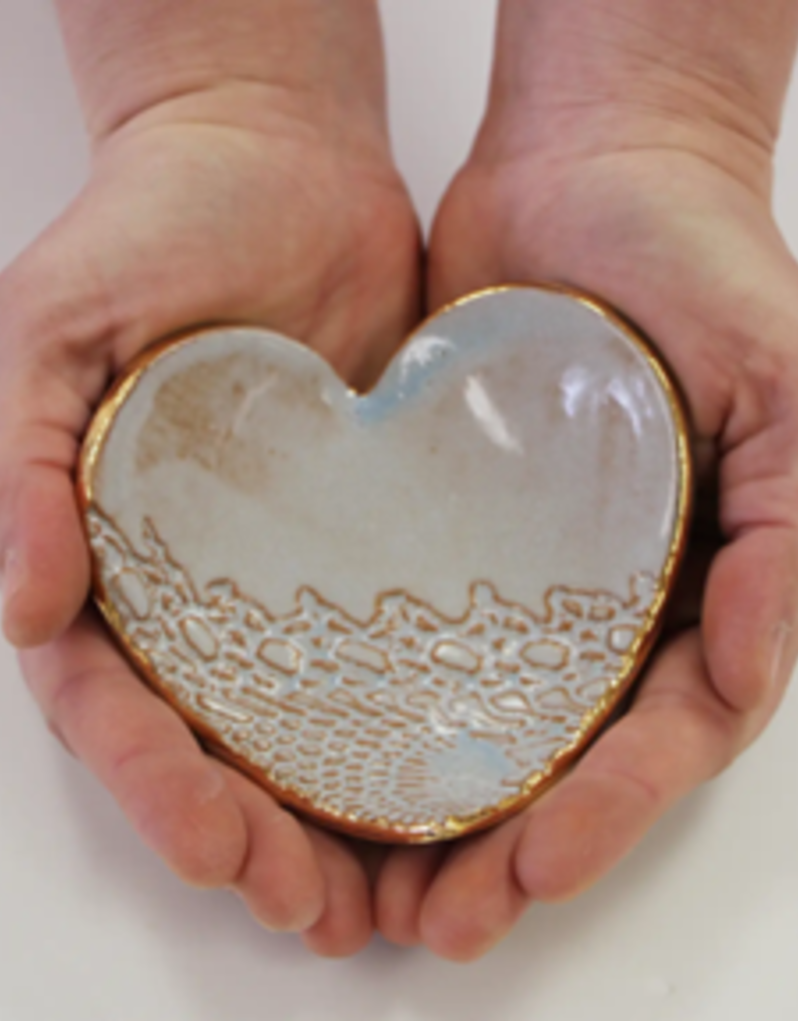 Prodigal Pottery Heart Ring Dish-Assorted