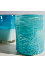 Verve Culture Handblown Glass-Aqua Set of 4