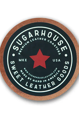 Sugarhouse Leather CT State Coaster
