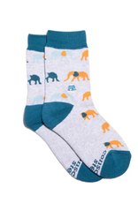 Conscious Step Kids Socks That Protect Elephants- Youth