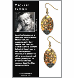 William Morris Orchard Earrrings