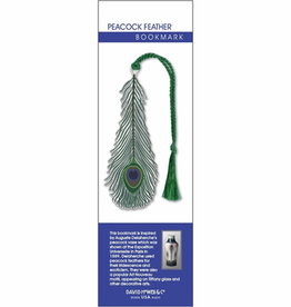 David Howell & Company Peacock Feather Bookmark